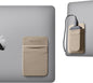 Slipdrive - Portable Hard Drive Sleeve for Laptop - SSD Solid State Drive - Reusable Adhesive - 5” x 3.2” Stick on External Hard Drive Carrying Case - Travel Pocket Pouch (Small, Sand Stone)