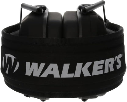 Walker's Razor Slim Ultra Low Profile Compact Design Adjustable Range Shooting Hunting Hearing Protection Electronic Earmuffs