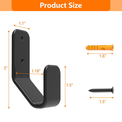 Appacare 2-in-1 Keyboard Wall Mount - Metal Hanger with Adhesive & Screws, Fits Mechanical Keyboards Up to 3cm Thick
