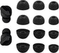 Replacement Silicone Ear Tips for Beats Fit Pro/Studio Buds/Studio Buds+ Headphone, 6 Pairs Earbuds Eartips L/M/S, Eargels Set Fit in Case, Earplug Ear Cap, Ear Buds Accessories-Black