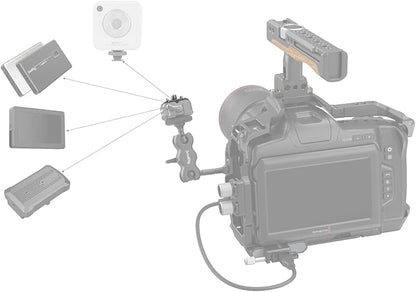 SmallRig Quick Release Plate with 1/4" Screw, HawkLock Quick Release Top Plate for Stabilizer, Action Camera, Monitor, LED Light, QR Top Plate for SmallRig HawkLock Quick Release System - 3730C