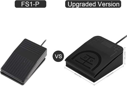 iKKEGOL Upgraded USB Single Foot Pedal Optical Switch Control One Key Program Computer Keyboard Mouse Game Action HID