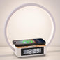 Alarm Clock,Table Lamp with Wireless Charging,Touch Bedside Lamp with 3 Brightness Levels,Snooze,Sunrize Wake-Up Light,Idea Gifts for Women,Men,Teens,Adults