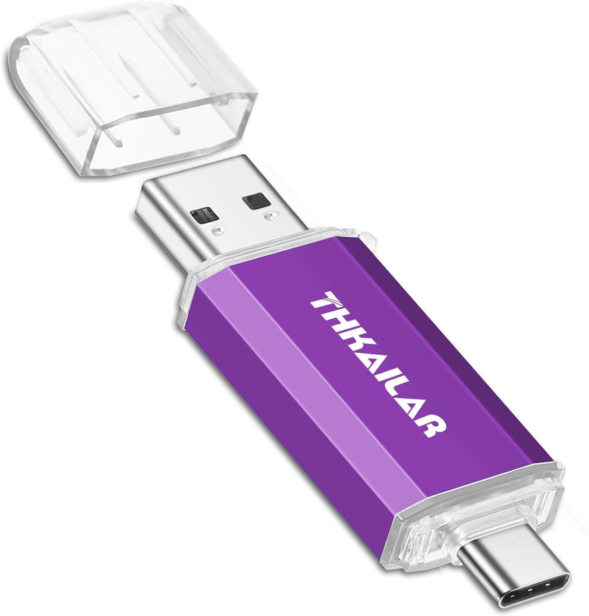 Thkailar USB C Flash Drive 256GB for Android Phone,Mac Pro,PC