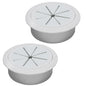 BOPOREAE 2 Pcs Desk Grommet 2" (50mm), Desk Hole Cover for Cables