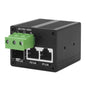 BinLeeVision Ultra-Compact 3 Port Gigabit PoE+ Switch, Fits in Junction Box, 2x30W 802.3at + SFP Fiber Uplink, AC 85V-250V Direct (No Adapter), Plug-and-Play for IP Camera, Wall/Desktop Mount