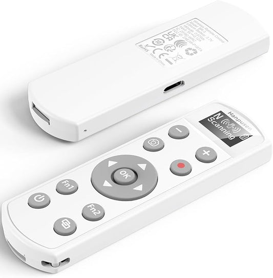 for Nikon Rechargeable Wireless Remote Control - Camera Remote Shutter Release with Zoom Focus Compatible with Nikon Z6 II/Z6 III/Z7 II/Z30/Z50/Z fc/Z f/Z5 II/Z50 II/B600/A1000/P950/P1000/P1100, White