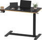 SANODESK 24''Pneumatic Height Adjustable Overbed Bedside Table Mobile