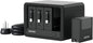 Gitryin 12-in-1 Desktop Charging Station with 3 Retractable Type-C Chargers and 1 Lightning Charger, 40W USB-C Power Strip with Flat Plug, Extension Cord with 1020J Surge Protection for Home Office