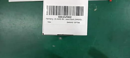 Fermerry 24 AWG Stranded Wire Spool 10ft Each 6 Colors Flexible 24 Gauge Silicone Hook up Wire Kit Electrical Tinned Copper Wire