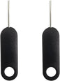 2 Pack SIM Card Pins with Keychain Hole - Universal Sim Card Tray Removal Tool for iPhone,iPad & Samsung Smartphones