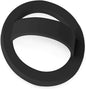 Magnetic Silicone Ring Grip Phone Holder, Loop Grip Phone Holder,Magnetic Phone Loop,Magsafe Phone Grip,Compatible with Magsafe for iPhone 16/15/14/13/12 Series (Black)