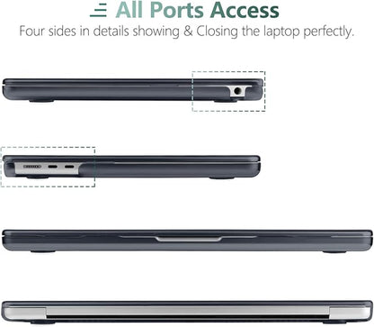 MEEgoodo Case for M4/M3/M2 MacBook Air 13.6 inch Case 2025 2024 2022, Fit Model A3240/A3113/A2681, Laptop Hard Shell with Keyboard Cover Compatible with MacBook Air 13 inch, Astronauts & Alien