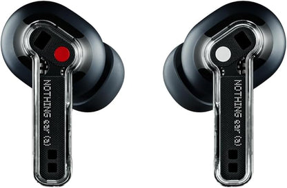 Nothing Ear (a) Wireless Earbuds, 45dB Hybrid Noise Cancelling Earbuds, Hi-Res Audio, Advanced Equaliser, Dual Connect, 6 Mics, 42.5H Playtime Ear Buds Wireless Bluetooth, Black