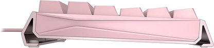 Cherry MX 3.0 S Wired Mechanical Gaming Keyboard. Aluminum Housing Built for Gamers w/MX Black Switches. RGB Backlit Color Display Over 16m Colors. Pink