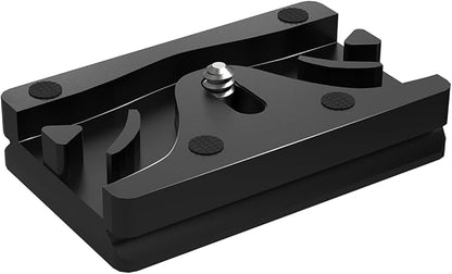Aluminum Camera Cable Locking Clip - Adjustable USB/HDMI Protector with 1/4-inch Threads, Secure Cable Clip for DSLR Camera Photographer Students (Black)