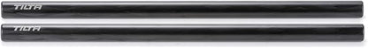 Tilta 2X Carbon Fiber Rods 15mm for Rail Support System | Increased Strength | Mount Accessories | Lightweight | DSLR Shoulder Rig, Camera Stabilizer Cage, Matte Box (30cm)