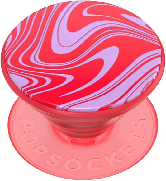 PopSockets Adhesive Phone Grip, Holder, Phone Stand, Rainbow - Inlay Swirl