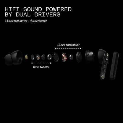 CMF Buds Pro 2 Wireless Earbuds, Hi-Res Audio with LDAC, 50 dB Hybrid Noise Cancelling Earbuds, Ultra Bass Technology, Bluetooth 5.3, 43H Play Time with Charging Case, 6 HD Mics Headphones, Light Grey