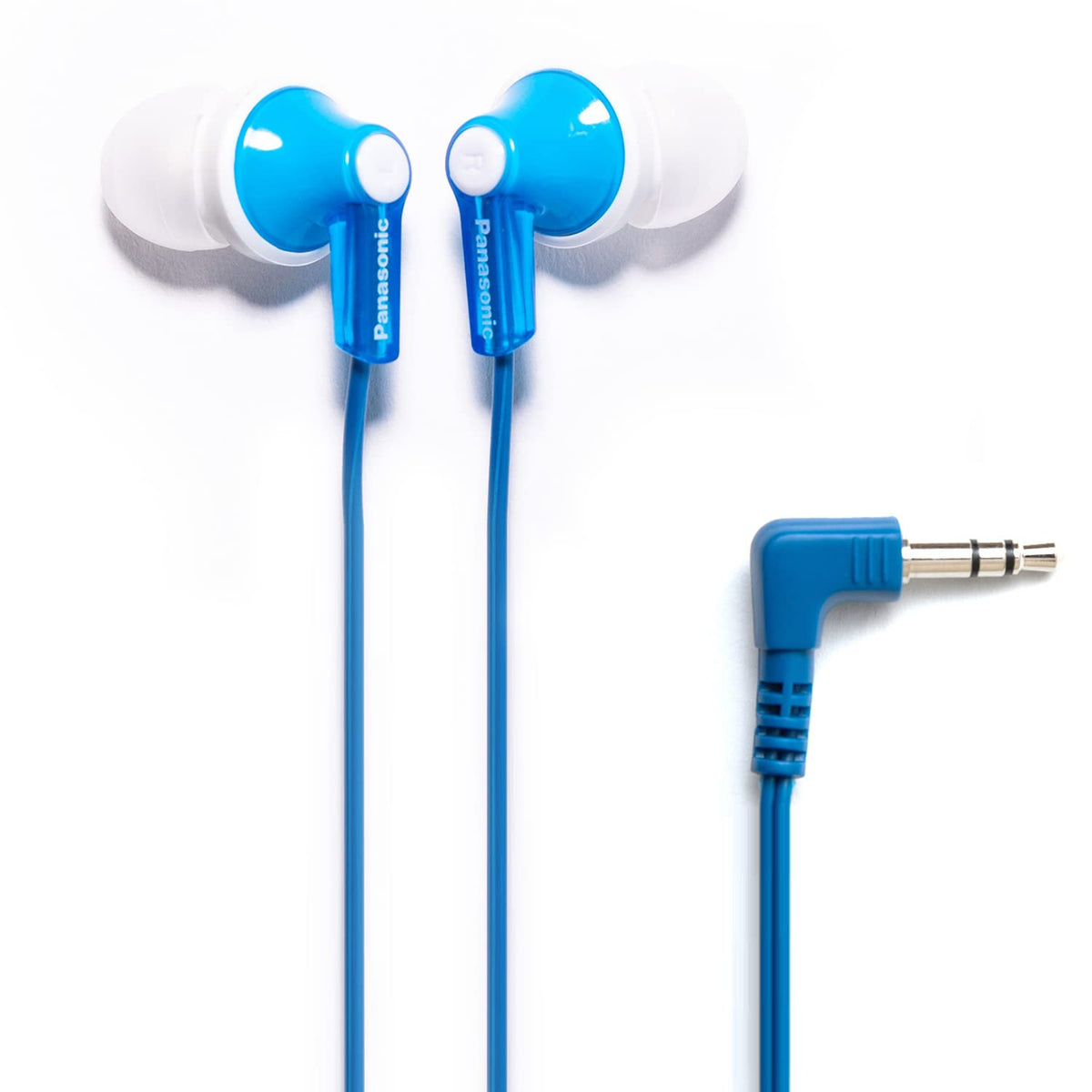 Panasonic ErgoFit In-Ear Earbud Headphones RP-HJE120-R (Red) Dynamic Crystal Clear Sound, Ergonomic Comfort-Fit