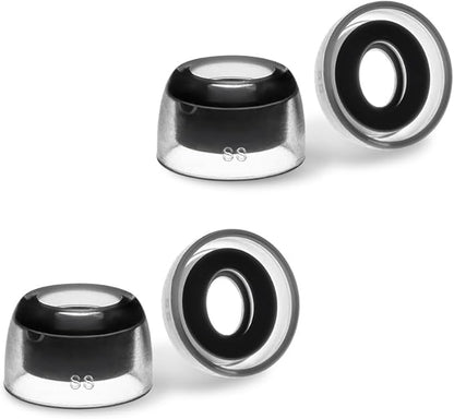 AZLA SednaEarfit Crystal for Bose Earbuds 2 Pair - Bose Earbuds Replacement Tips - Compatible with Quietcomfort Ultra Earbuds, QC Earbuds II (SS)