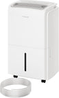 hOmeLabs 40 Pint Dehumidifier with Pump for up to 6,000 Sq Ft Rooms (MAX 104 Pint at 95°F, 90% RH) – Powerful Moisture Removal for Medium to Large Rooms and Basements
