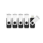 KEXIN Bulk USB 50 Pack 1GB USB Flash Drives Flash Drive Thumb Drive Bulk Flash Drives Swivel USB 2.0 (1G, 50PCS, Black)