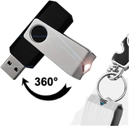 KEXIN Bulk USB 50 Pack 1GB USB Flash Drives Flash Drive Thumb Drive Bulk Flash Drives Swivel USB 2.0 (1G, 50PCS, Black)