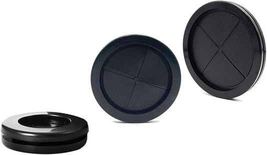 Rubber Grommet,2-1/8"ID 2-1/2"Drill Hole,Hole Grommets,Rubber Hole Plug,Synthetic Rubber Grommets Wire Protection Firewall Hole Plug, Round