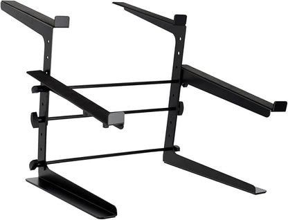 Rockville Rock2d2 Adjustable Dual Shelf DJ Controller Midi Keyboard Laptop Stand