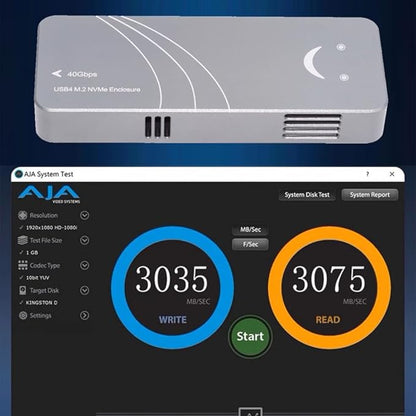 CY USB4.0 Type-C USB4 40Gbps to PCI-E 4.0 X4 SSD NVME NGFF M-Key Enclosure USB-C 20Gbps ASM2464 Chipset