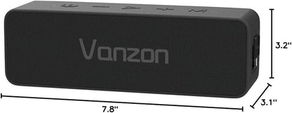 Vanzon Bluetooth Speakers V40 Portable Wireless Speaker V5.0 with 24W Loud Stereo Sound, TWS, 24H Playtime & IPX7 Waterproof, Suitable for Travel, Home&Outdoors,Hij-Purple
