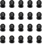 Cable Gland 20 Pack Plastic Waterproof Adjustable Connector 6-12mm PG13.5 Strain Relief Cord Connectors Joints Nylon with Gaskets