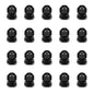 CGELE Cable Gland 20 Pack Plastic Waterproof Adjustable Connector 6-12mm PG13.5 Strain Relief Cord Connectors Joints Nylon with Gaskets