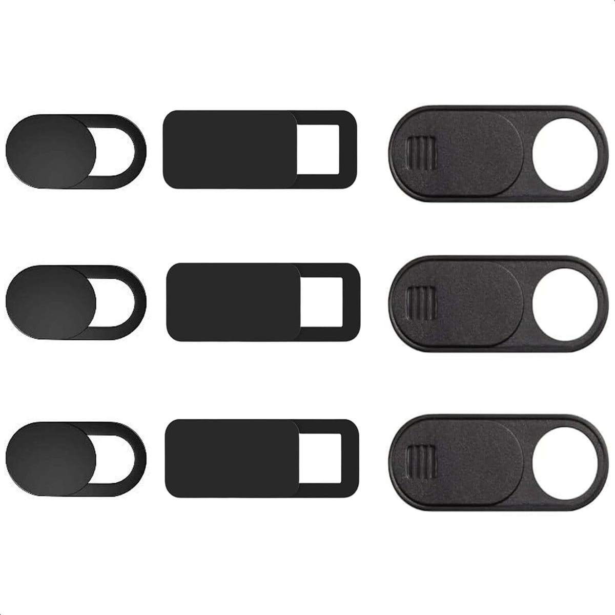 JOS [8 Pack] Webcam Cover, 0.03 inch Ultra Thin Laptop Camera Cover Slide for iPhone iPad MacBook Pro Computer iMac Cell Phone PC Accessories Camera Blocker Slider, Great for Privacy