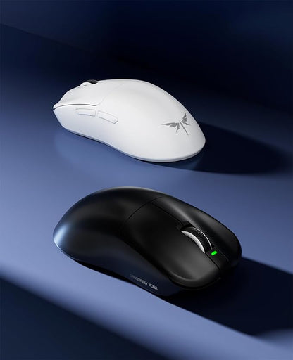 VGN F1 MOBA Wireless Gaming Mouse, 4K Polling Wired/Wireless Gamer Mice with 26K Optical Sensor, 55g Lightweight, 200h Battery Life, 6 Programmable Buttons, USB-C Charging, for PC/Mac/Laptop - White