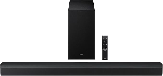 Samsung B-Series Soundbar HW-B750F 5.1 ch Subwoofer (2025 Model) Voice Enhance Mode, Q-Symphony, Adaptive Sound