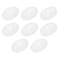 PATIKIL Desk Grommet 2-3/8", 4 Pcs Round Cable Grommet Cord Hole Cover with Adhesive Tape Flexible Table Wire Organizer for Office Home Table Countertop, White
