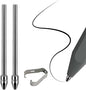 No Wore Out Titanium Alloy Replacement Fine Tips fit for Kindle Scribe Basic and Premium Pens Digital Pen, Smooth Ballpoint Note Taking Backup Nibs,2 Pcs,Gray