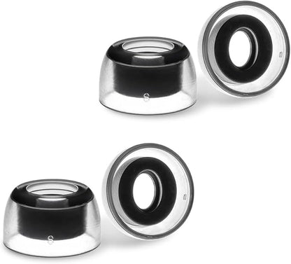 AZLA SednaEarfit Crystal for Bose Earbuds 2 Pair - Bose Earbuds Replacement Tips - Compatible with Bose Quietcomfort Ultra Earbuds, Bose QC Earbuds II (S)