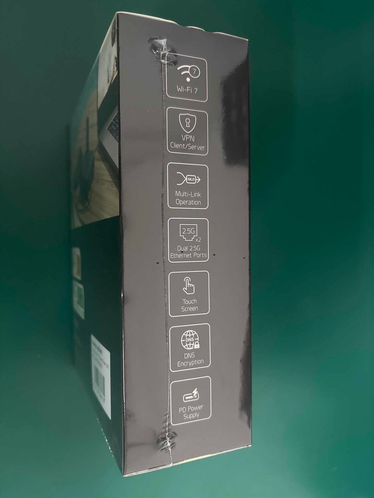 GL.iNet GL-BE3600 Slate 7 Wi-Fi 7 Travel Router Touchscreen 2.5G