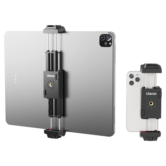 ULANZI ST-29 Phone Tripod Mount, 2-in-1 Tablet Smartphone Holder Adapter