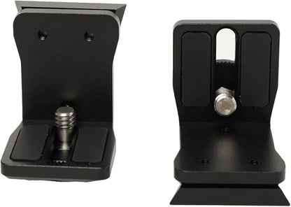 1/4 to V-Lock Vertical Mounting Bracket, L-Shaped Adapter for Teradek Vaxis Wireless Transmitter ARRI Sony RED Camera Monitor Focus Motor
