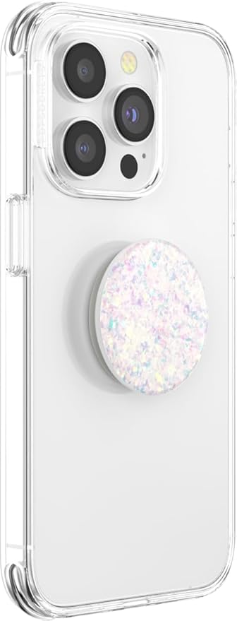 PopSockets Phone Grip with Expanding Kickstand, Adhesive Grip - White