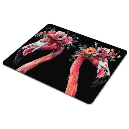 Square Mouse Pad Flamingo-1,Gaming Mouse Pads for Desk,Soft Computer Waterproof Non-Slip Mouse Mat