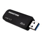 Gigastone Z30 16GB USB3.0 Flash Drive, Capless Retractable Design Pen Drive, Carbon Fiber Style, Reliable Performance & Durable (GS-U316GSLBL-R)