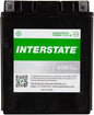 Interstate Batteries YTX14AH-BS 12V 12Ah Powersports Battery 210CCA High-Performance AGM Rechargeable Replacement for Kawasaki, Polaris, Yamaha ATVs, UTVs, Snowmobiles, Motorcycles (CITX14AH-BS)