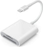 USB C SD Card Reader for iPhone 15/Mac/iPad, USB 3.0 Type C to SD/Micro SD Card Adapter Dual Slots Read and Write Simultaneously Memory Card Reader Compatible with MacBook Pro/Air Android