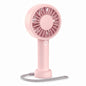 Mizong Mini Fan Portable Handheld Fan, USB Rechargeable Personal Fan with Base, 10H Long Lasting Battery Mini Pocket Cooling Fan for Desktop Travel Outdoor Vacation Concert Lash Makeup Use