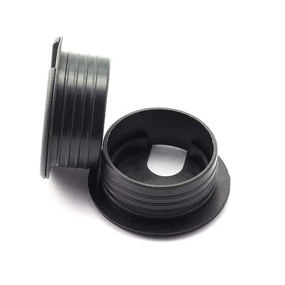 TuTuYa 10PCS Desk Grommet, Desk Grommet 1-3/8 Inch(35mm) Desk Cable Grommet Desk Cable Hole Covers with Hole Saw, Ideal Solution for Office and Home Table Cable (Black,1-3/8 Inch)